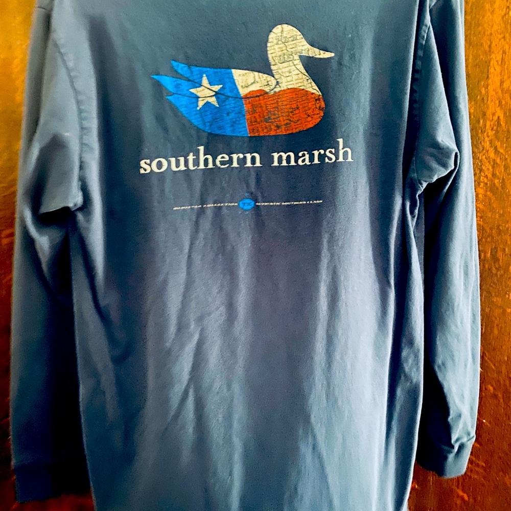 Southern Marsh Duck Texas Long Sleeve T-Shirt
